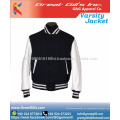 Chaqueta universitaria personalizada de invierno para hombre / chaqueta de bombardero al por mayor chaqueta de plumón